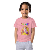 Kids wearing Storybook Garden fairy tale t-shirt